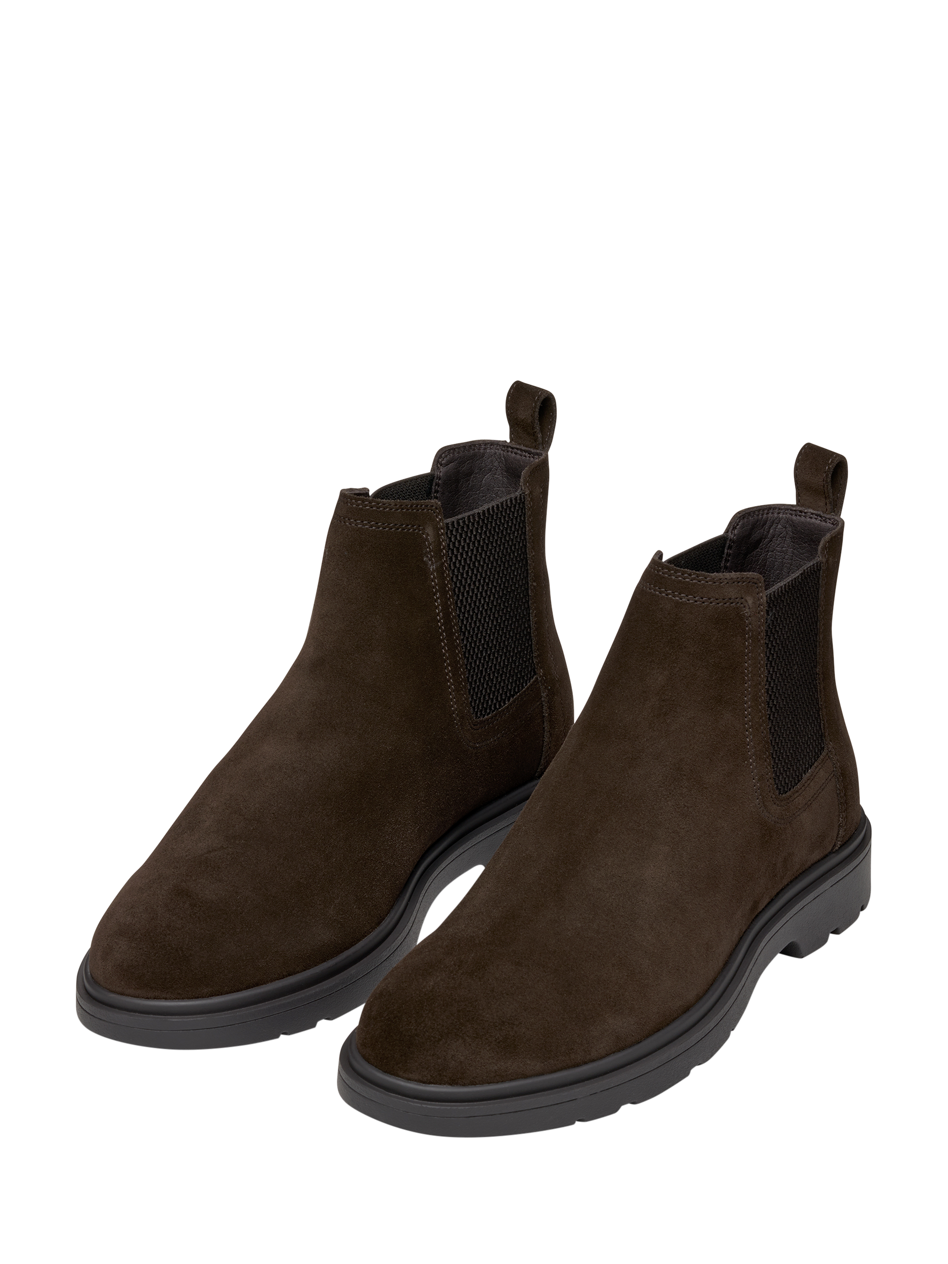 Product image 10 of 11, which shows Geox Spherica EC1 Suede Ankle Boots, Dark Brown, 6