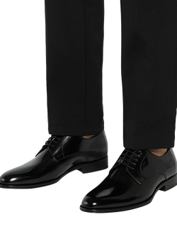 Dune London Salisbury Wide Fit Premium Leather Sole Derby Shoes - view 2, Black