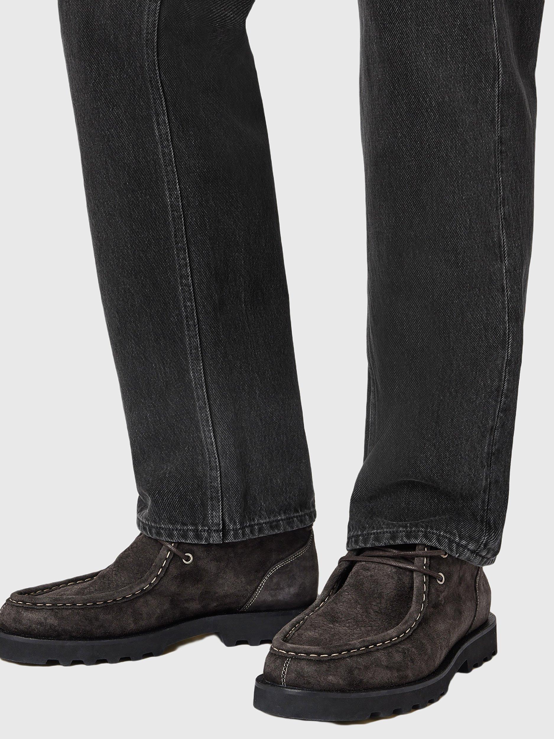 Product image 2 of 8, which shows AllSaints Skiff Suede Chukka Boots, Warm Grey, EU44