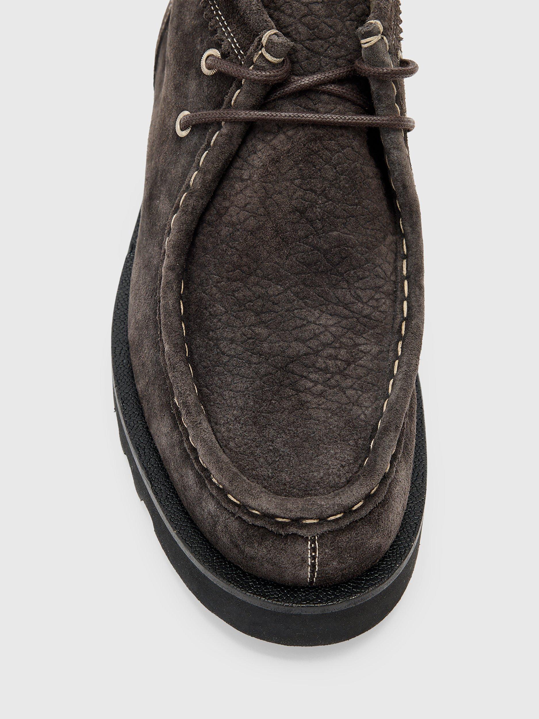 Product image 3 of 8, which shows AllSaints Skiff Suede Chukka Boots, Warm Grey, EU44