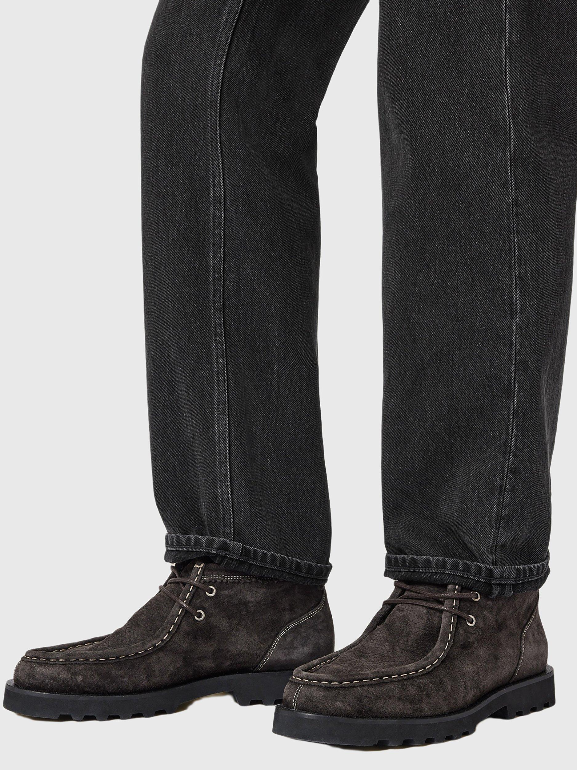 Product image 4 of 8, which shows AllSaints Skiff Suede Chukka Boots, Warm Grey, EU44