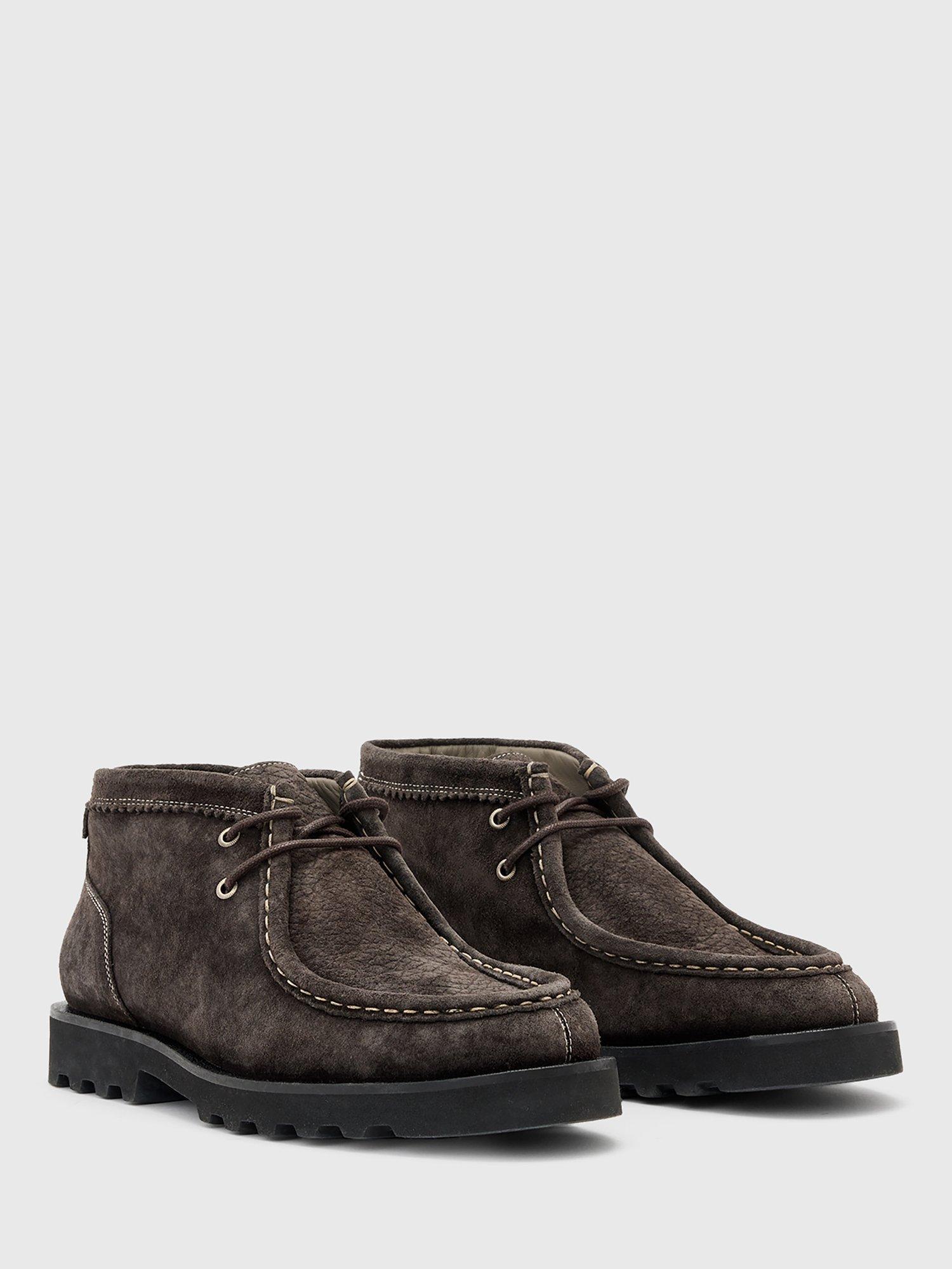 Product image 5 of 8, which shows AllSaints Skiff Suede Chukka Boots, Warm Grey, EU44