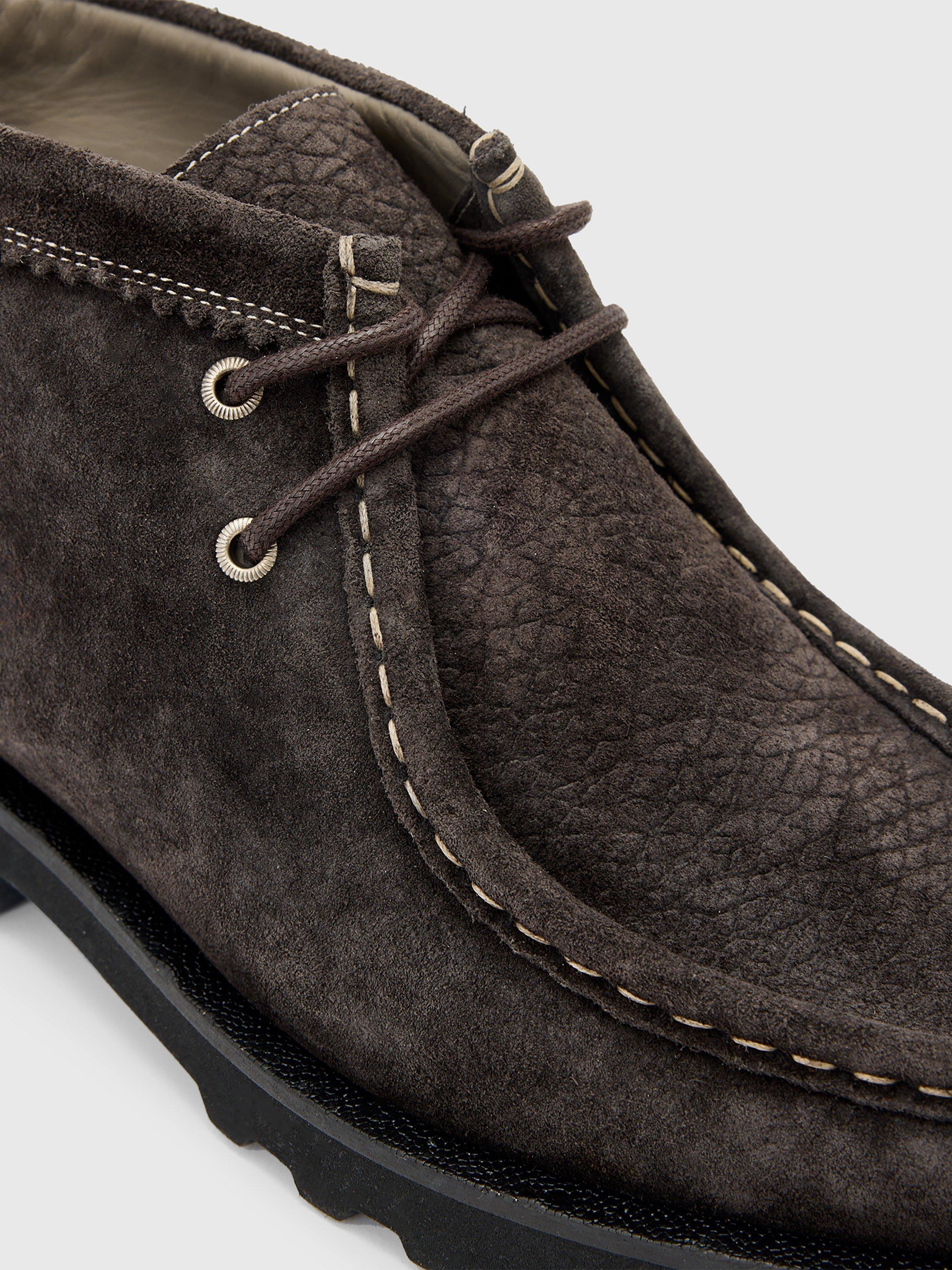 Product image 7 of 8, which shows AllSaints Skiff Suede Chukka Boots, Warm Grey, EU44