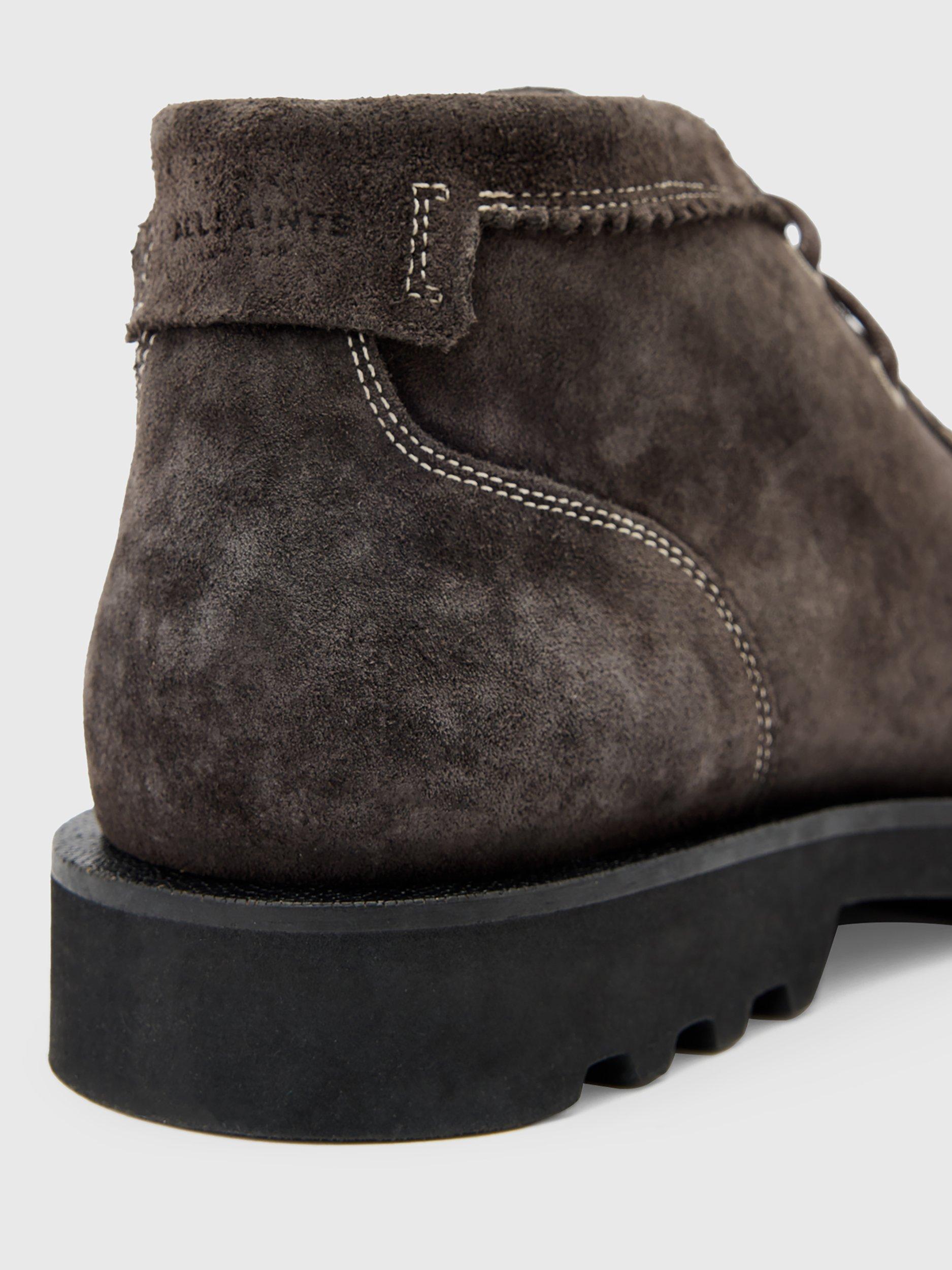 Product image 8 of 8, which shows AllSaints Skiff Suede Chukka Boots, Warm Grey, EU44