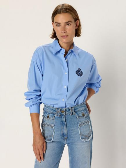 Gerard Darel Alix Crest Shirt, Bluesky, Bluesky