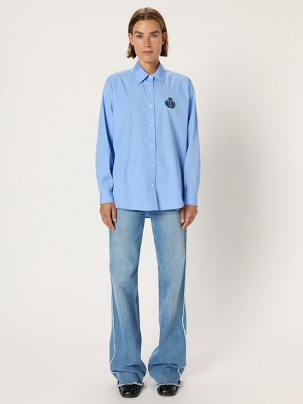 Gerard Darel Alix Crest Shirt, Bluesky - view 2, Bluesky