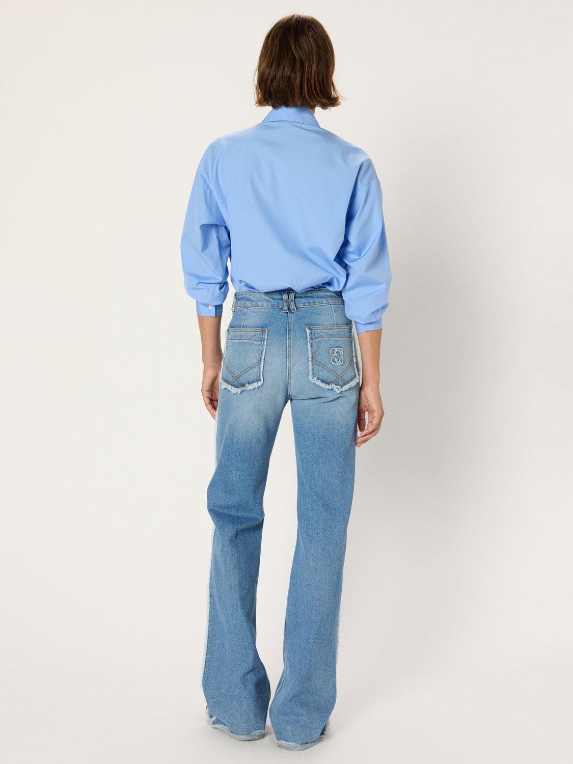 Product image 3 of 5, which shows Gerard Darel Alix Crest Shirt, Bluesky, 10