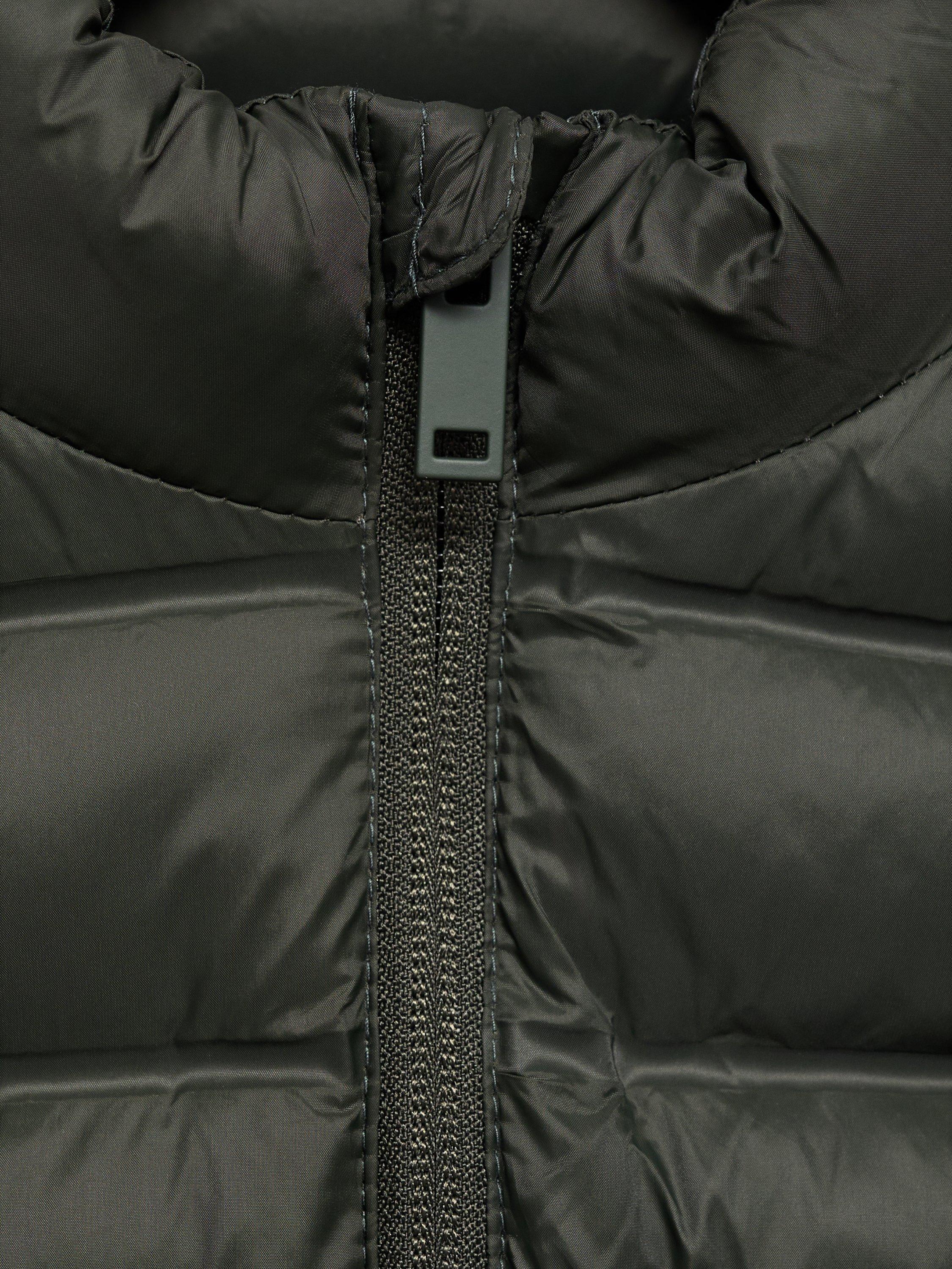 Product image 3 of 4, which shows Mango Kids' Alvarito Quilted Gilet, Khaki, 3-4 years