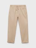 Mango Kids' Ivan Linen Blend Drawstring Joggers