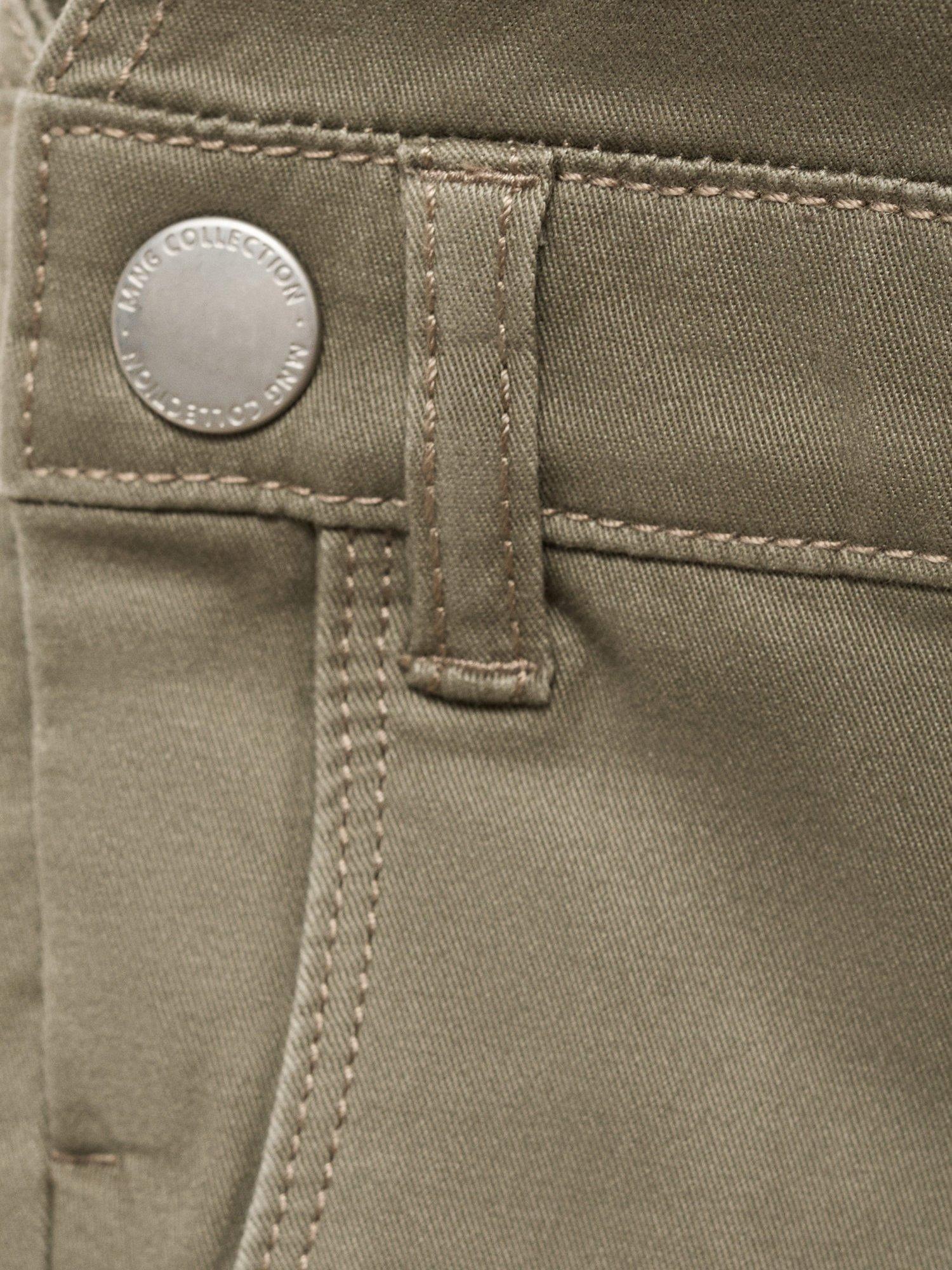 Product image 4 of 5, which shows Mango Kids' Delos Dungarees, Beige Khaki, 9-12 months