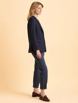 Brakeburn Dusky Textured Jacket, Blue - view 2, Blue