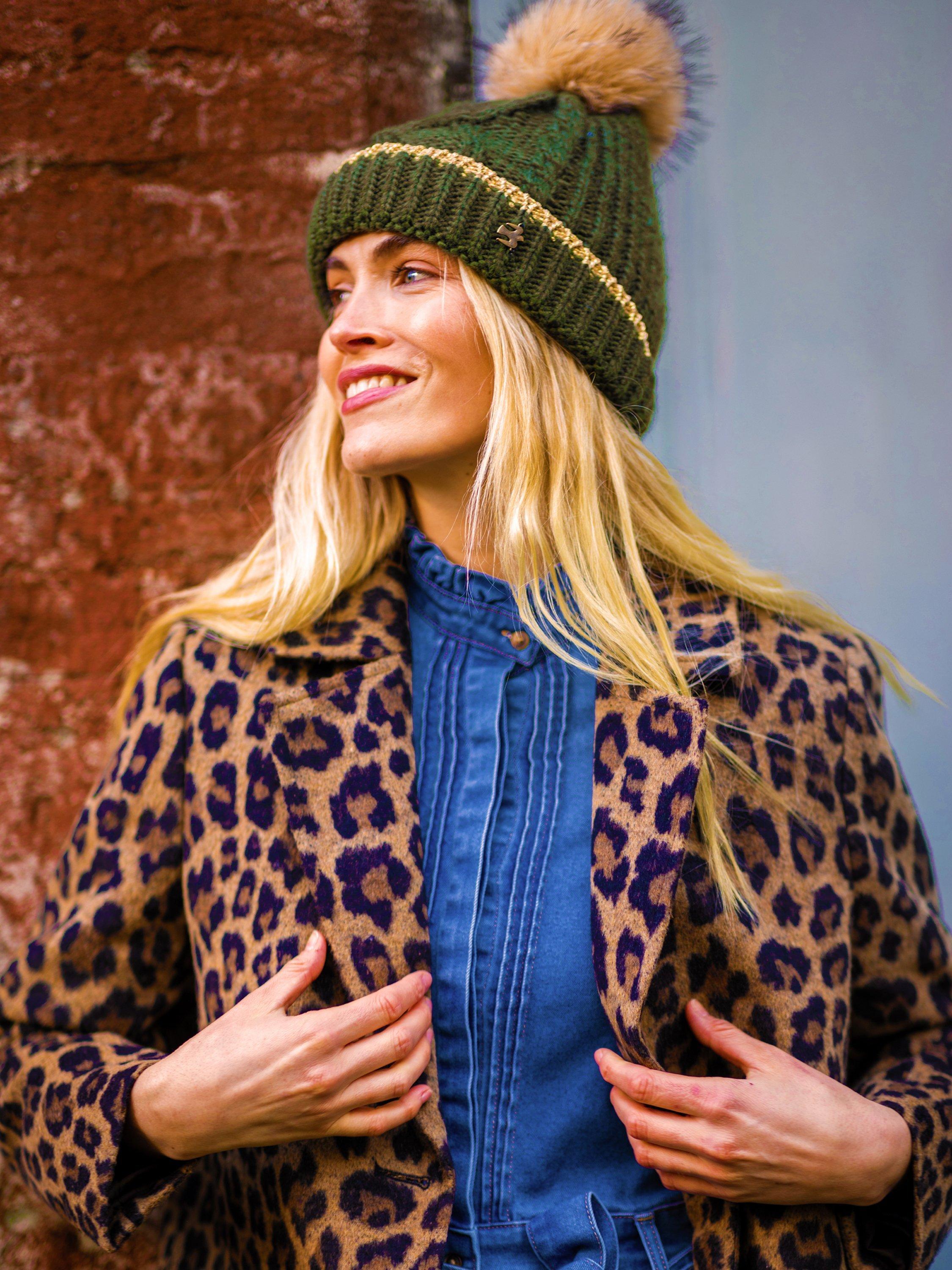 Product image 2 of 5, which shows Brakeburn Hearth Beanie, Green, One Size