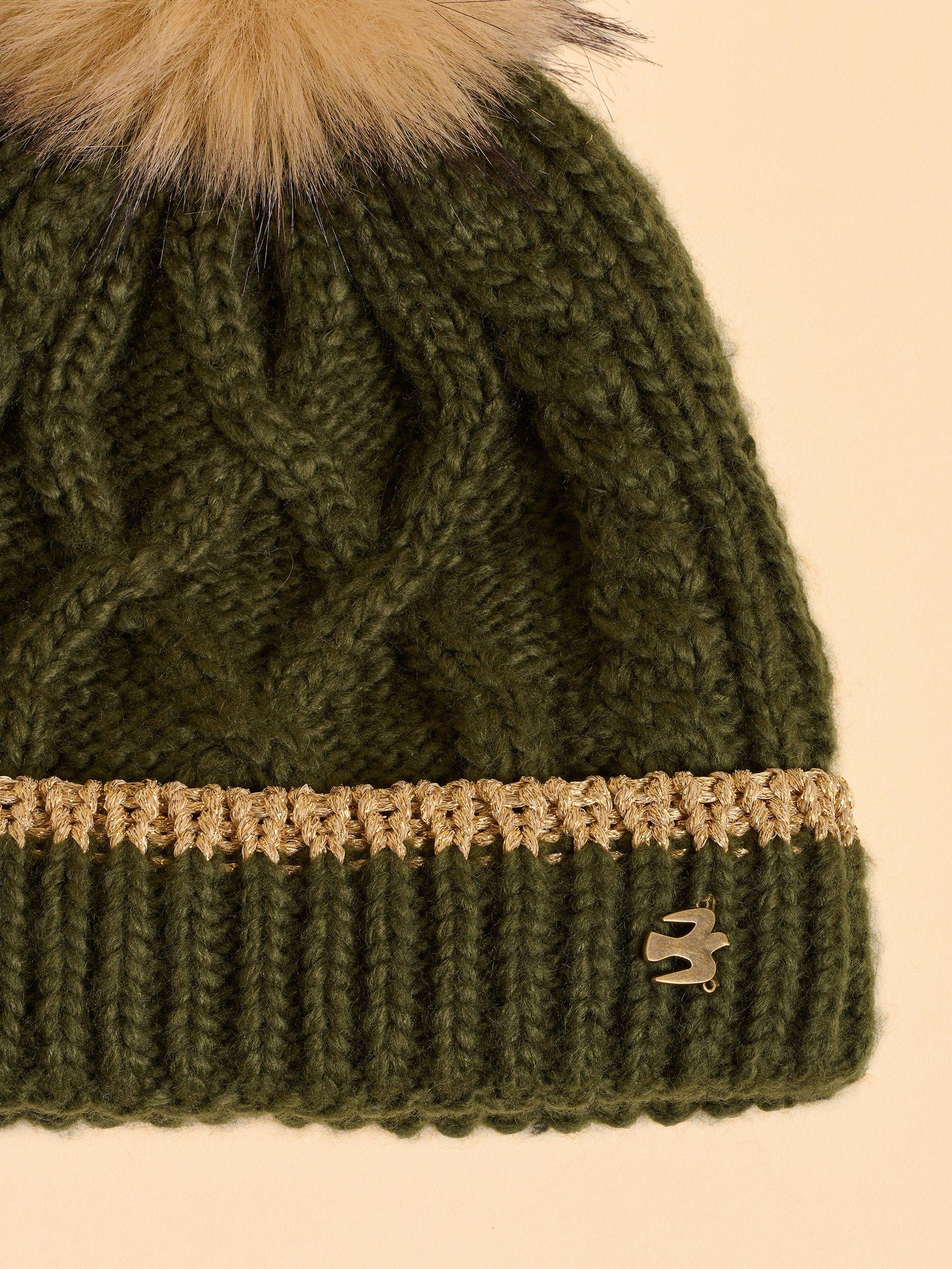 Product image 4 of 5, which shows Brakeburn Hearth Beanie, Green, One Size