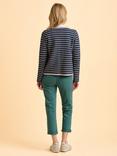 Brakeburn Seabound Stripe Cardigan, Blue