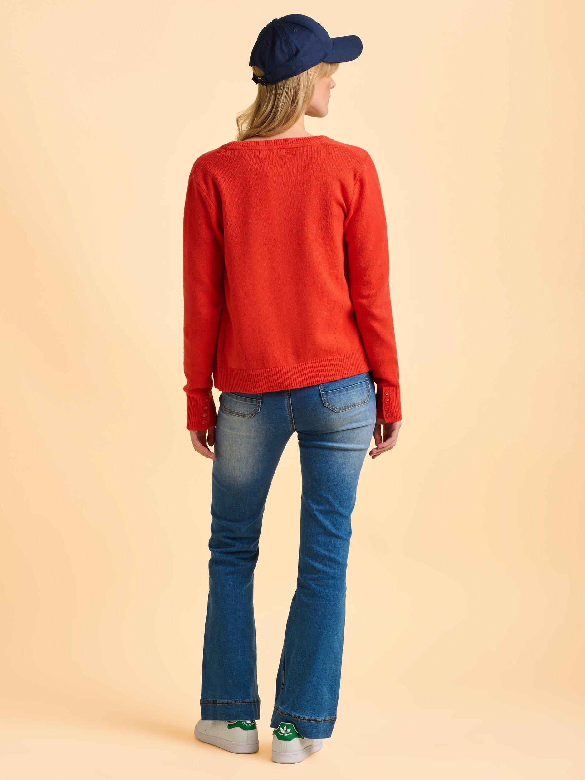 Product image 2 of 6, which shows Brakeburn Siren Cardigan, Red, 8