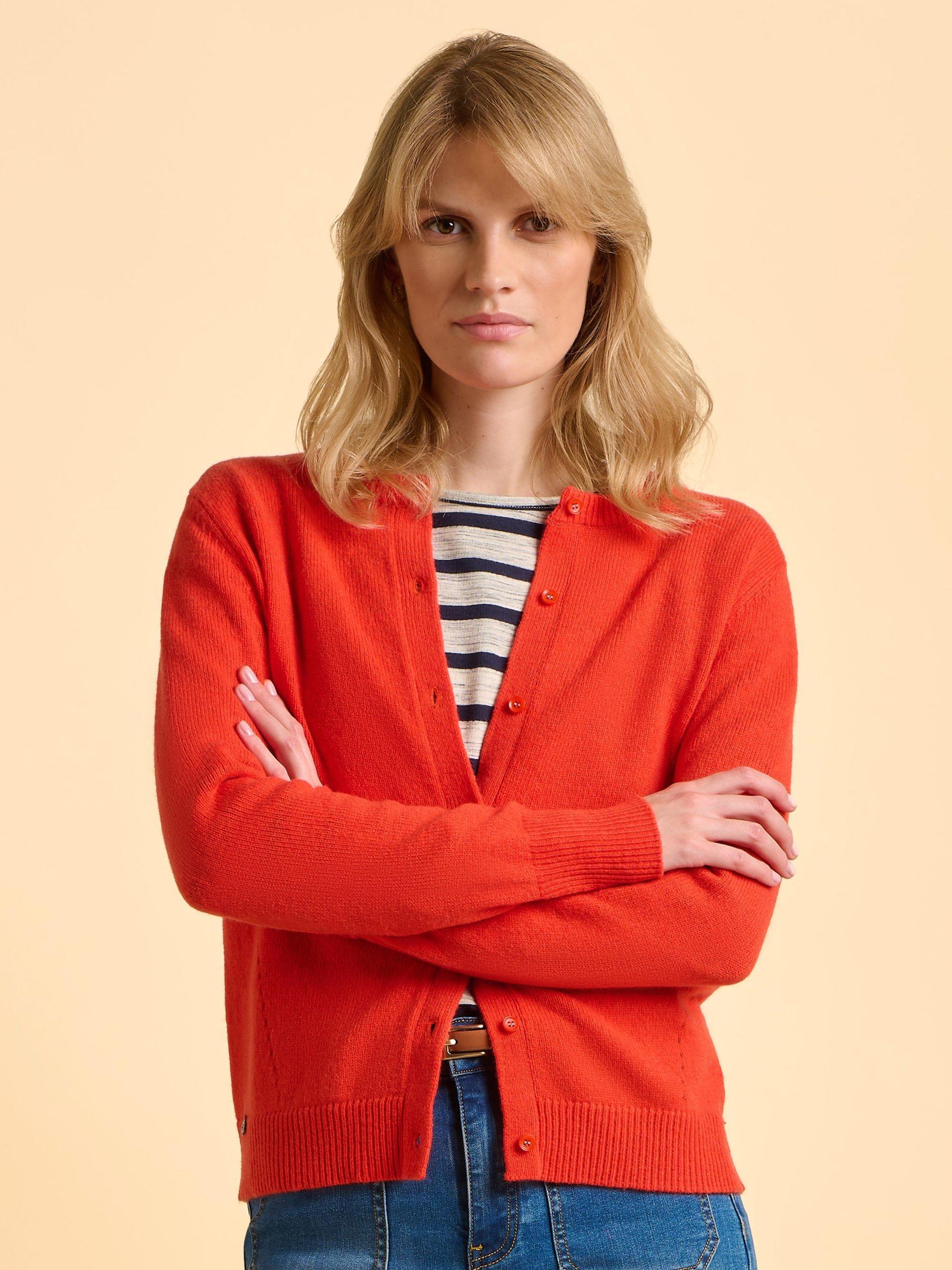Product image 4 of 6, which shows Brakeburn Siren Cardigan, Red, 8