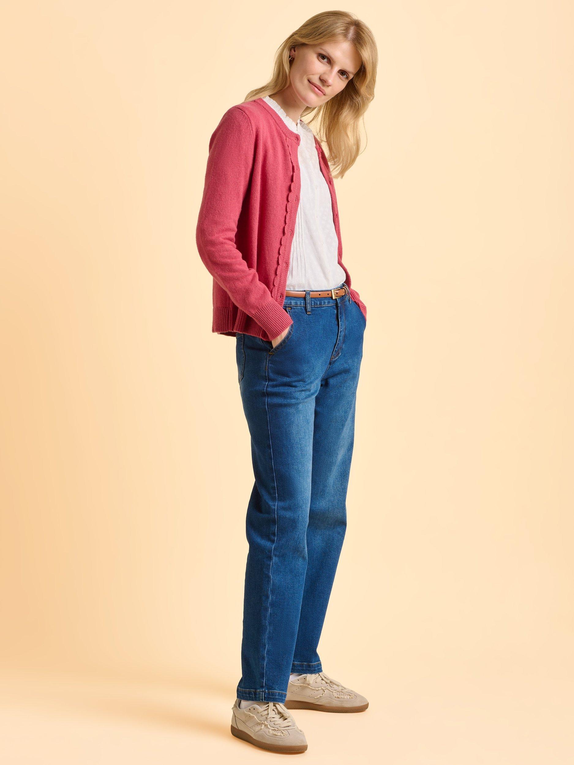 Product image 4 of 5, which shows Brakeburn Tempest Cardigan, Pink, 8