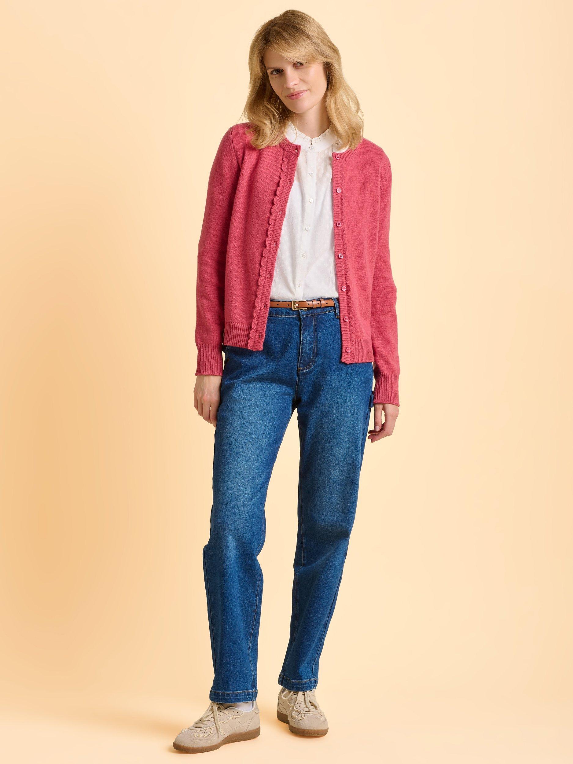 Product image 5 of 5, which shows Brakeburn Tempest Cardigan, Pink, 8