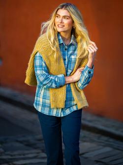 Brakeburn Eira Shacket, Blue - view 2, Blue