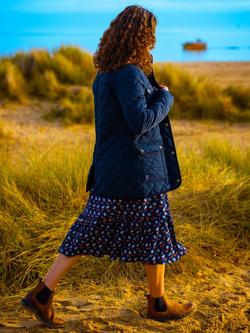 Brakeburn Flurry Long Sleeve Collar Quilted Jacket - view 2, Blue