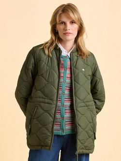 Brakeburn Larch Quilted Jacket, Green, Green