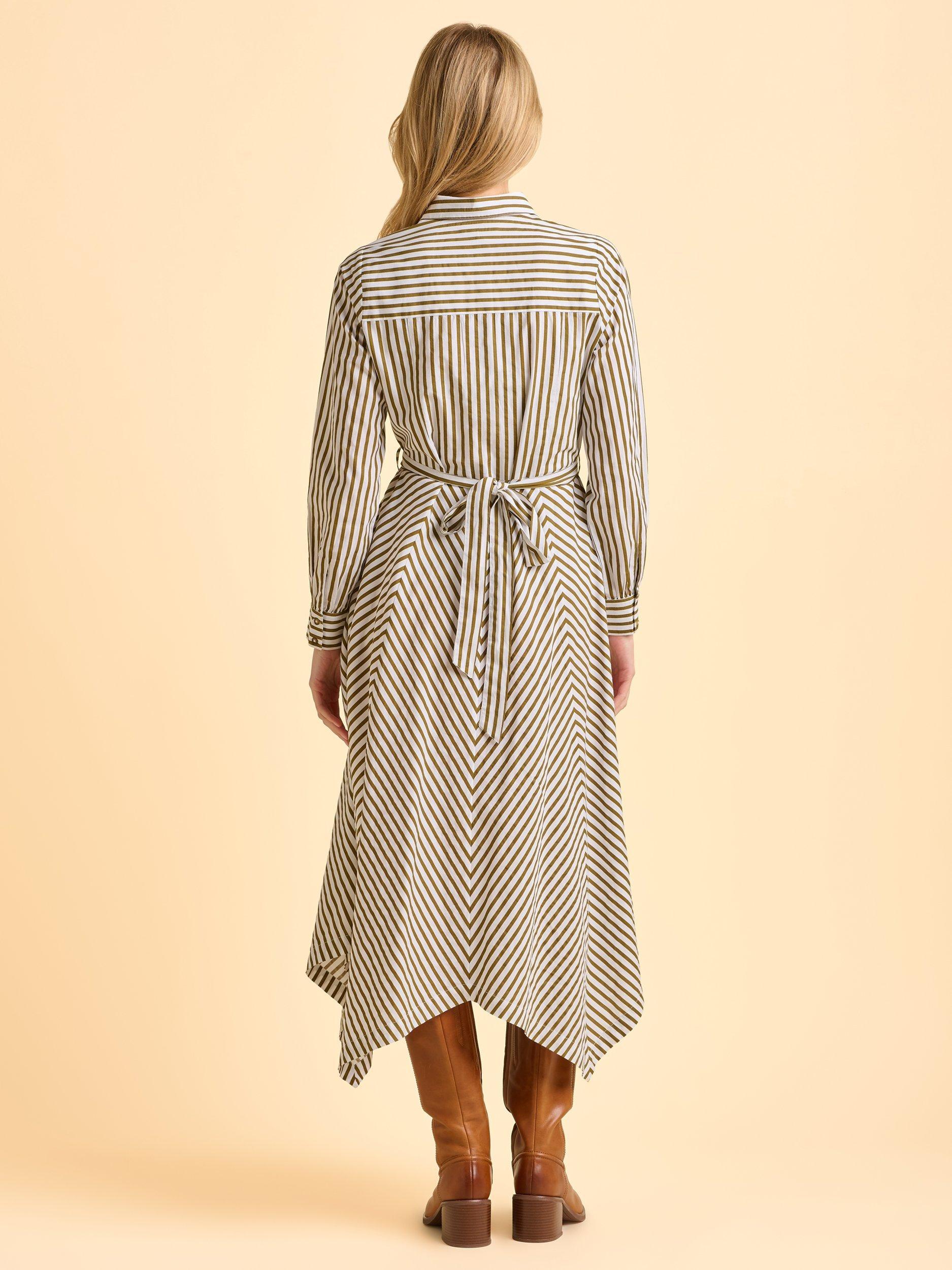 Product image 2 of 6, which shows Brakeburn Forrest Stripe Maxi Dress, Green, 8