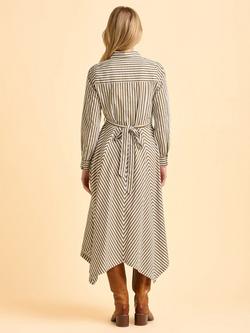 Brakeburn Forrest Stripe Maxi Dress, Green - view 2, Green