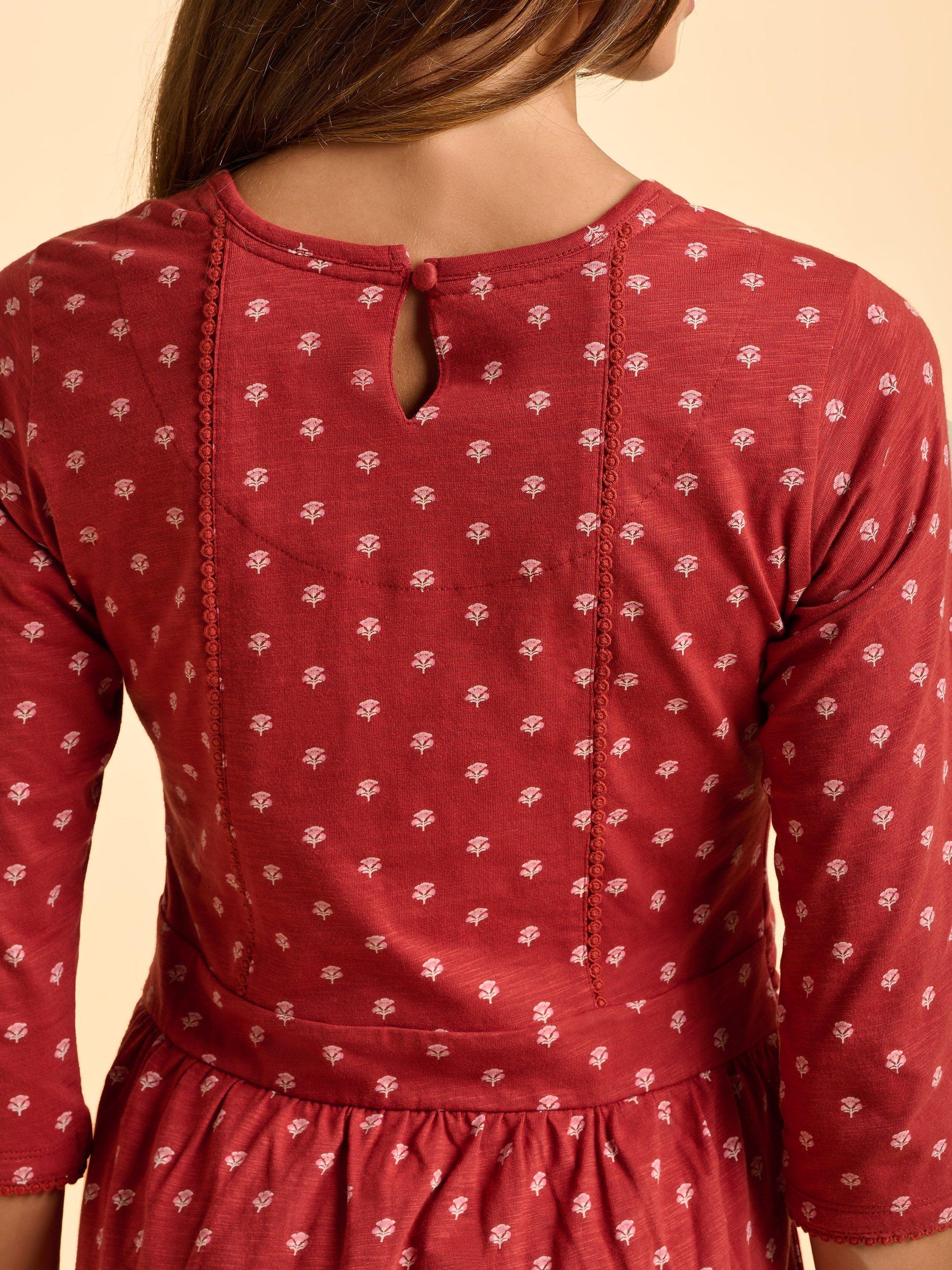 Product image 4 of 6, which shows Brakeburn Freya Dress, Red, 8