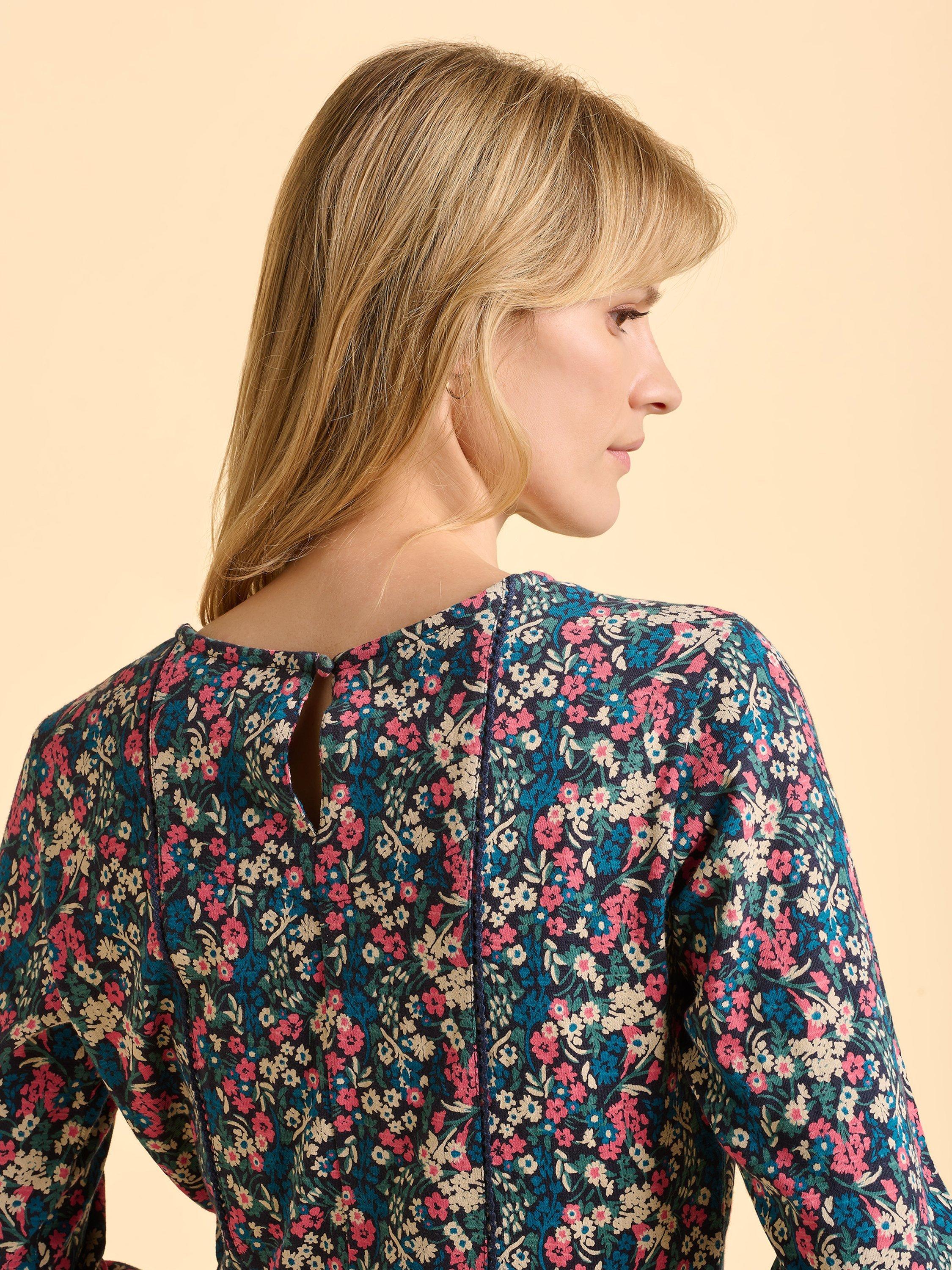 Product image 4 of 5, which shows Brakeburn Freya Dress, Navy, 8