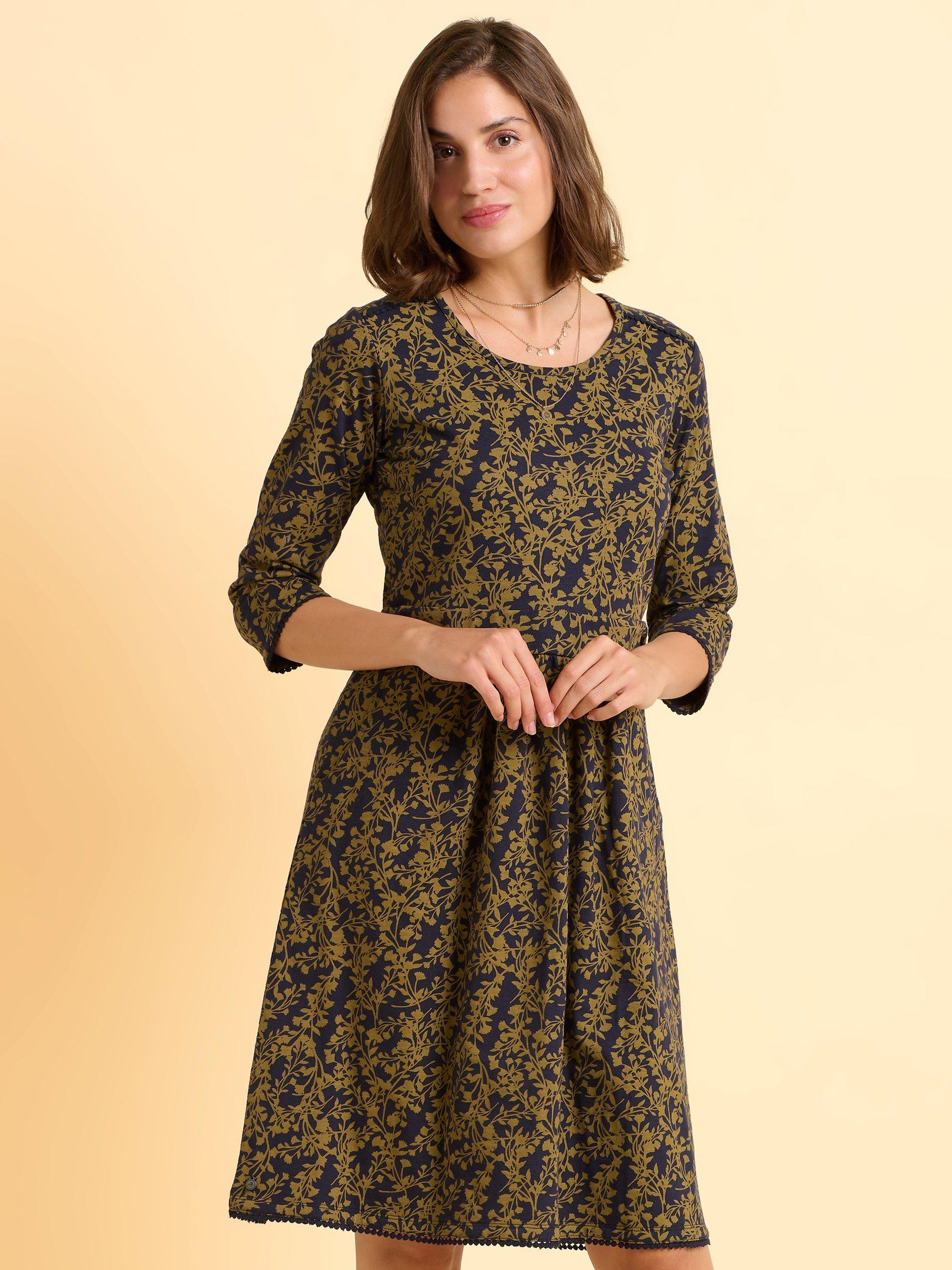 Product image 1 of 5, which shows Brakeburn Freya Dress, Green, 8