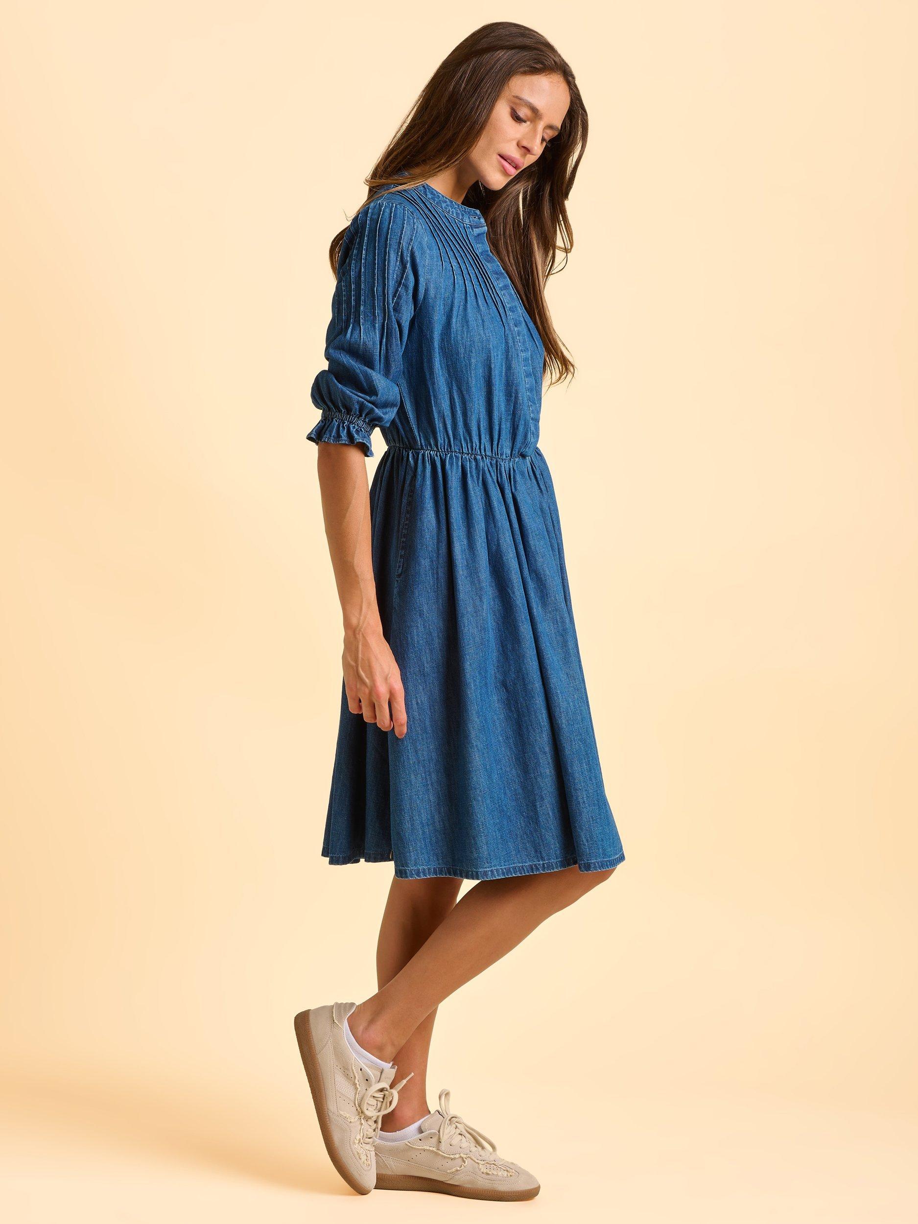 Product image 3 of 6, which shows Brakeburn Icylyn Denim Dress, Blue, 8