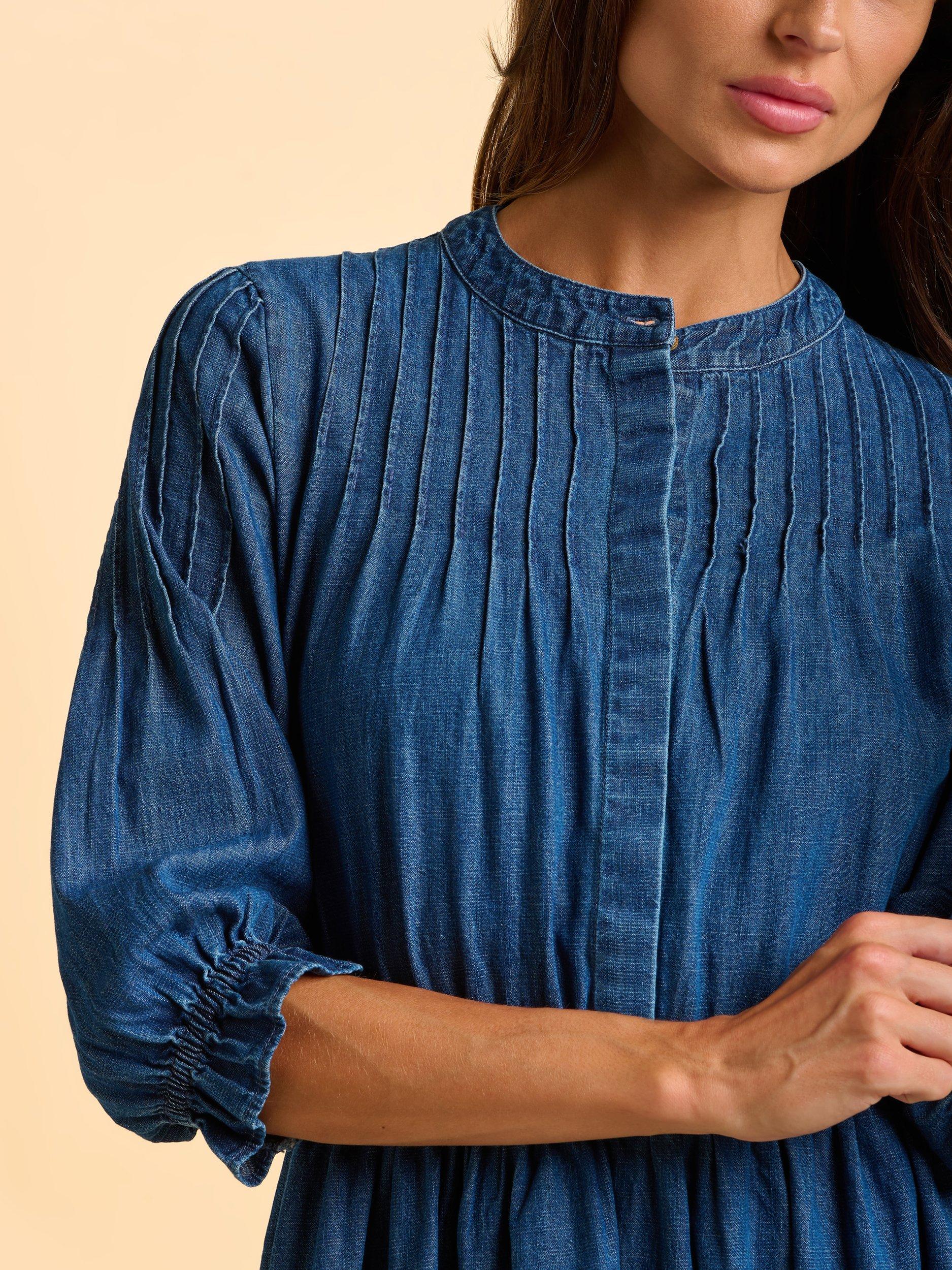 Product image 5 of 6, which shows Brakeburn Icylyn Denim Dress, Blue, 8