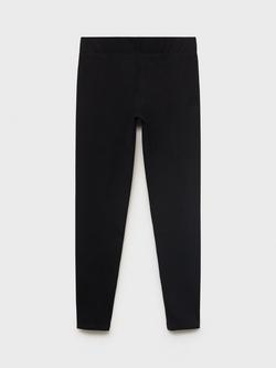 Mango Kids' Elio Cotton Blend Leggings - view 2, Black