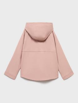 Mango Kids' Gala Hooded Raincoat - view 2, Pink
