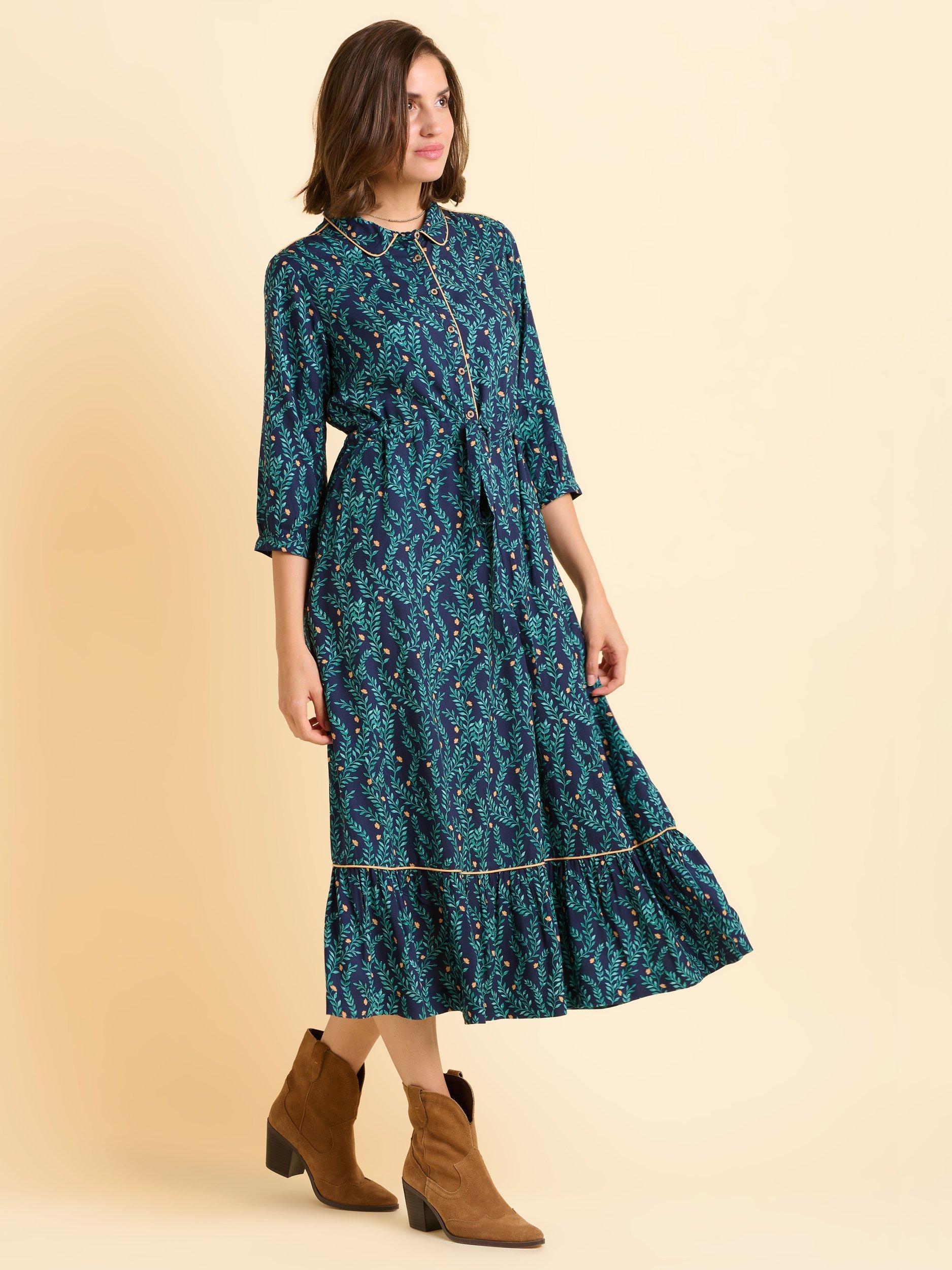 Product image 3 of 11, which shows Brakeburn Skye Dress, Green, 8