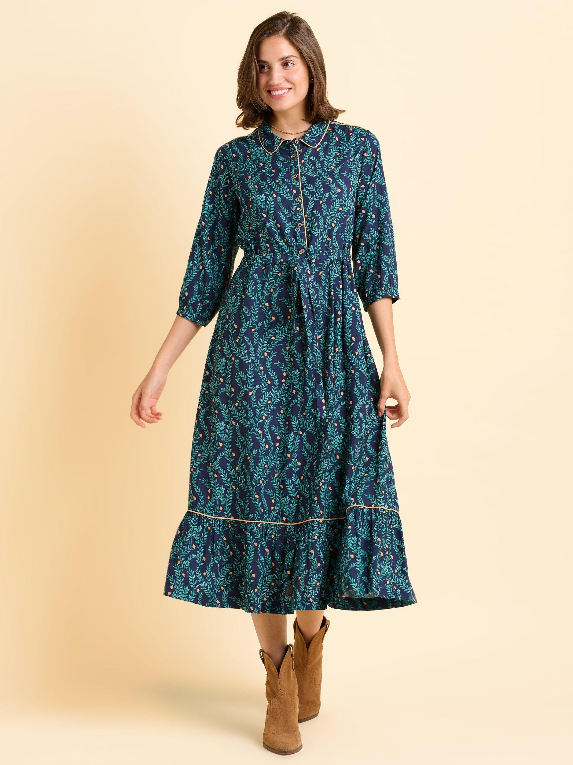Product image 5 of 11, which shows Brakeburn Skye Dress, Green, 8