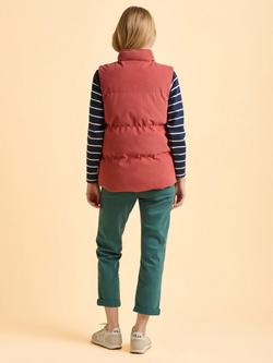Brakeburn Wilds High Neck Zip Gilet - view 2, Pink