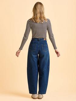 Brakeburn Bodhi Barrel Leg Jeans, Blue - view 2, Blue