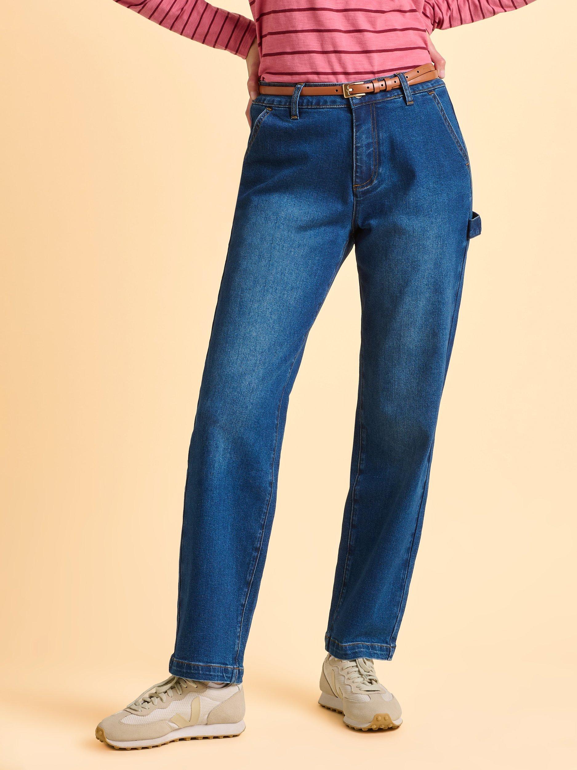 Product image 1 of 6, which shows Brakeburn Wren Jeans, Blue, 8