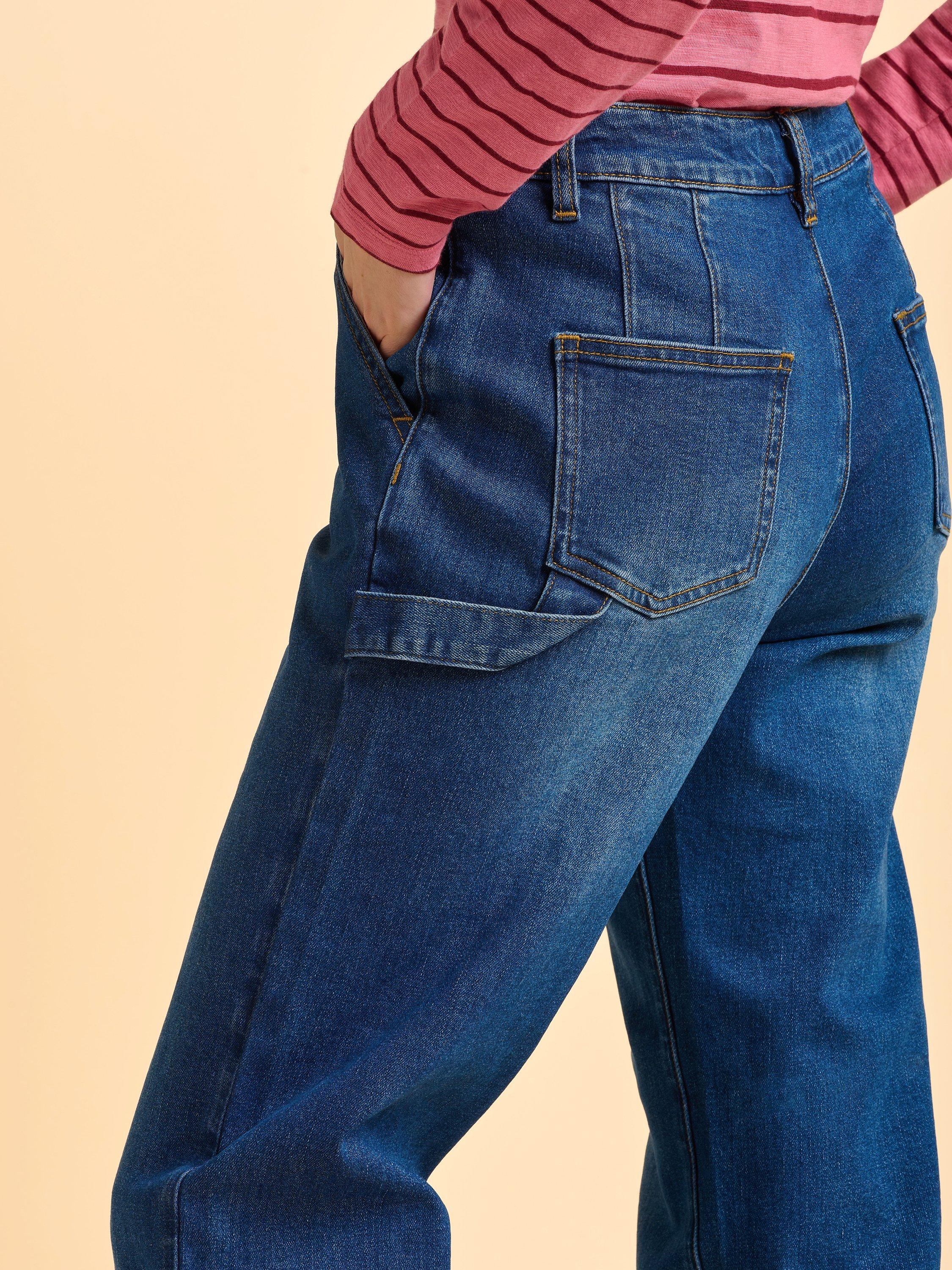 Product image 5 of 6, which shows Brakeburn Wren Jeans, Blue, 8