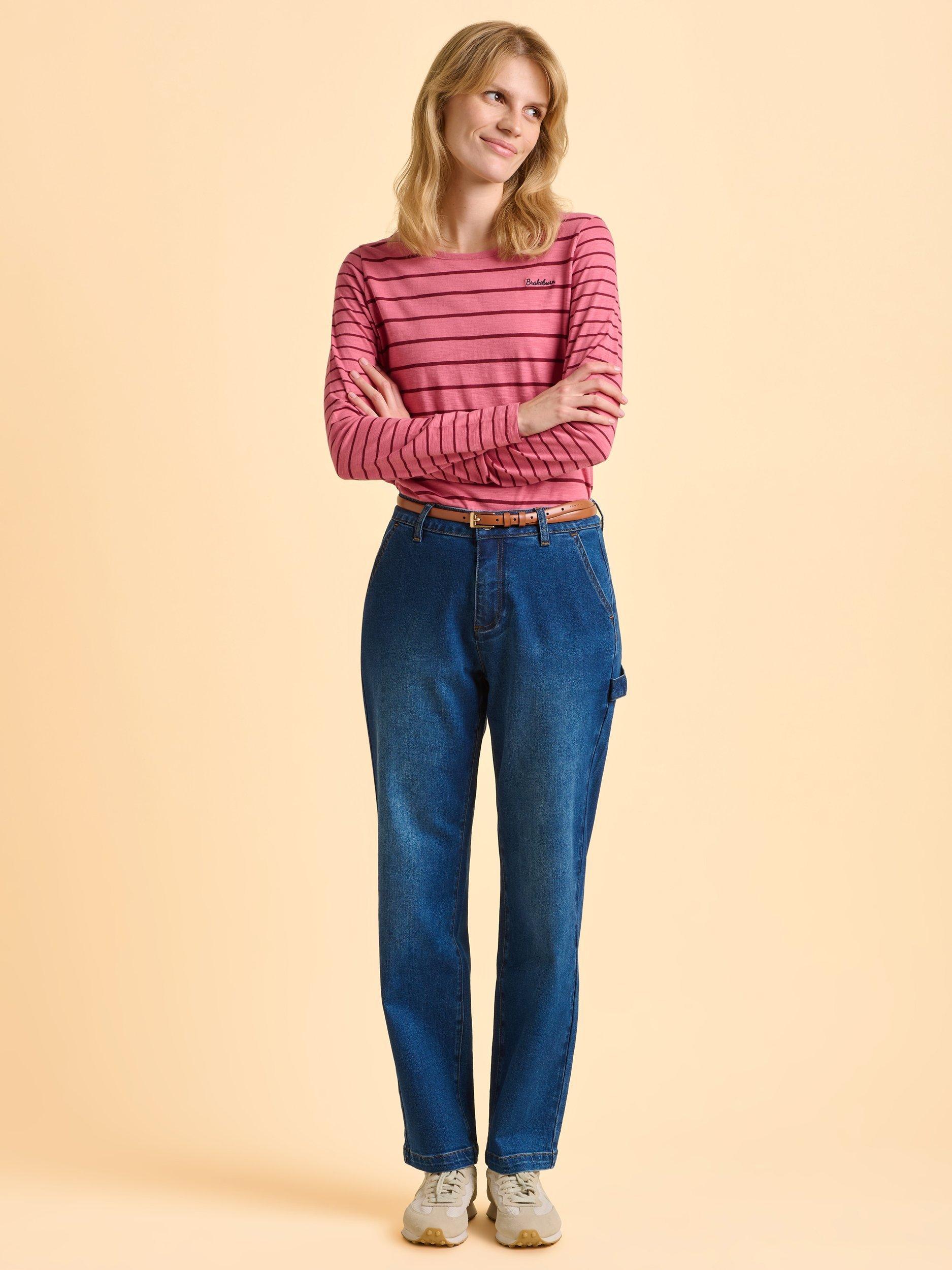 Product image 6 of 6, which shows Brakeburn Wren Jeans, Blue, 8