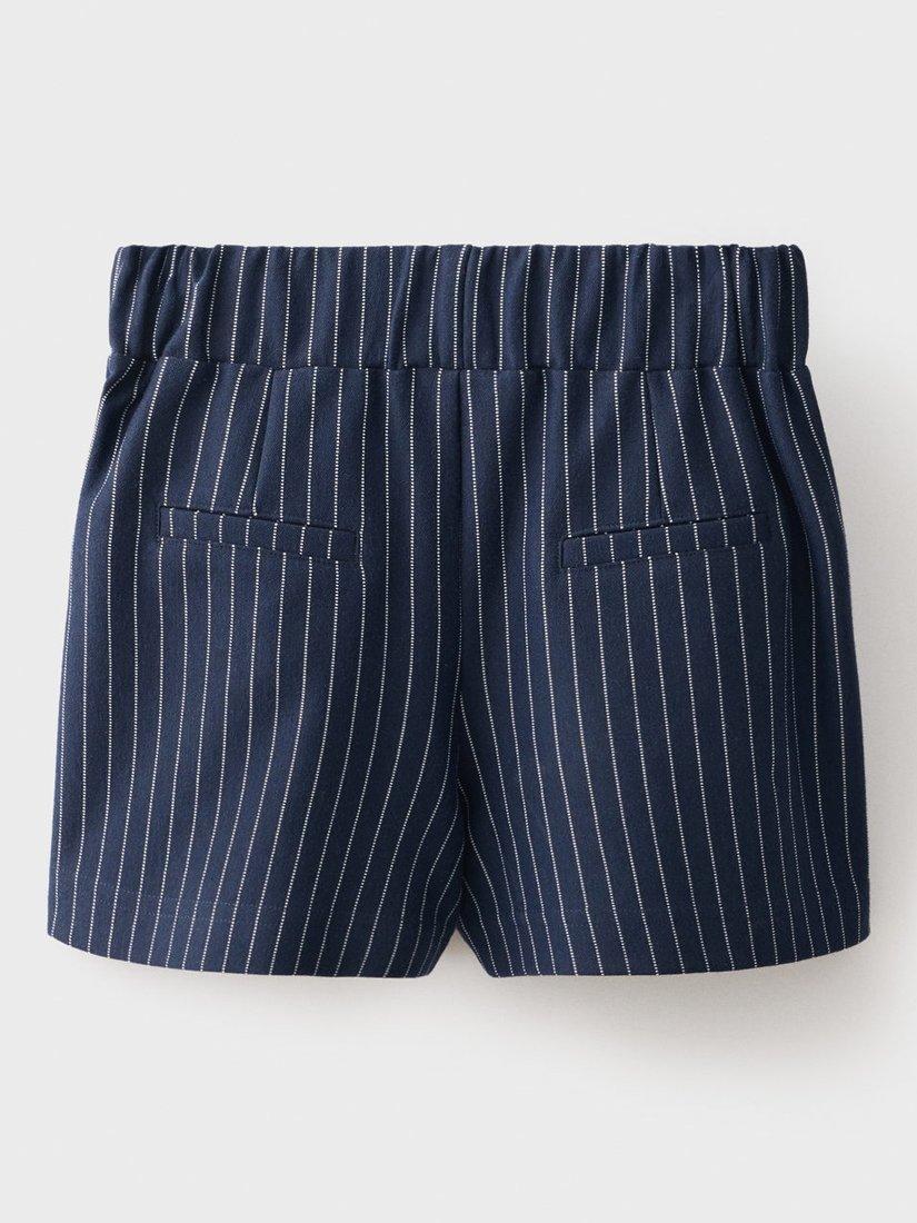 Product image 2 of 4, which shows Mango Kids' Diplom Skort, Navy, 5-6 years