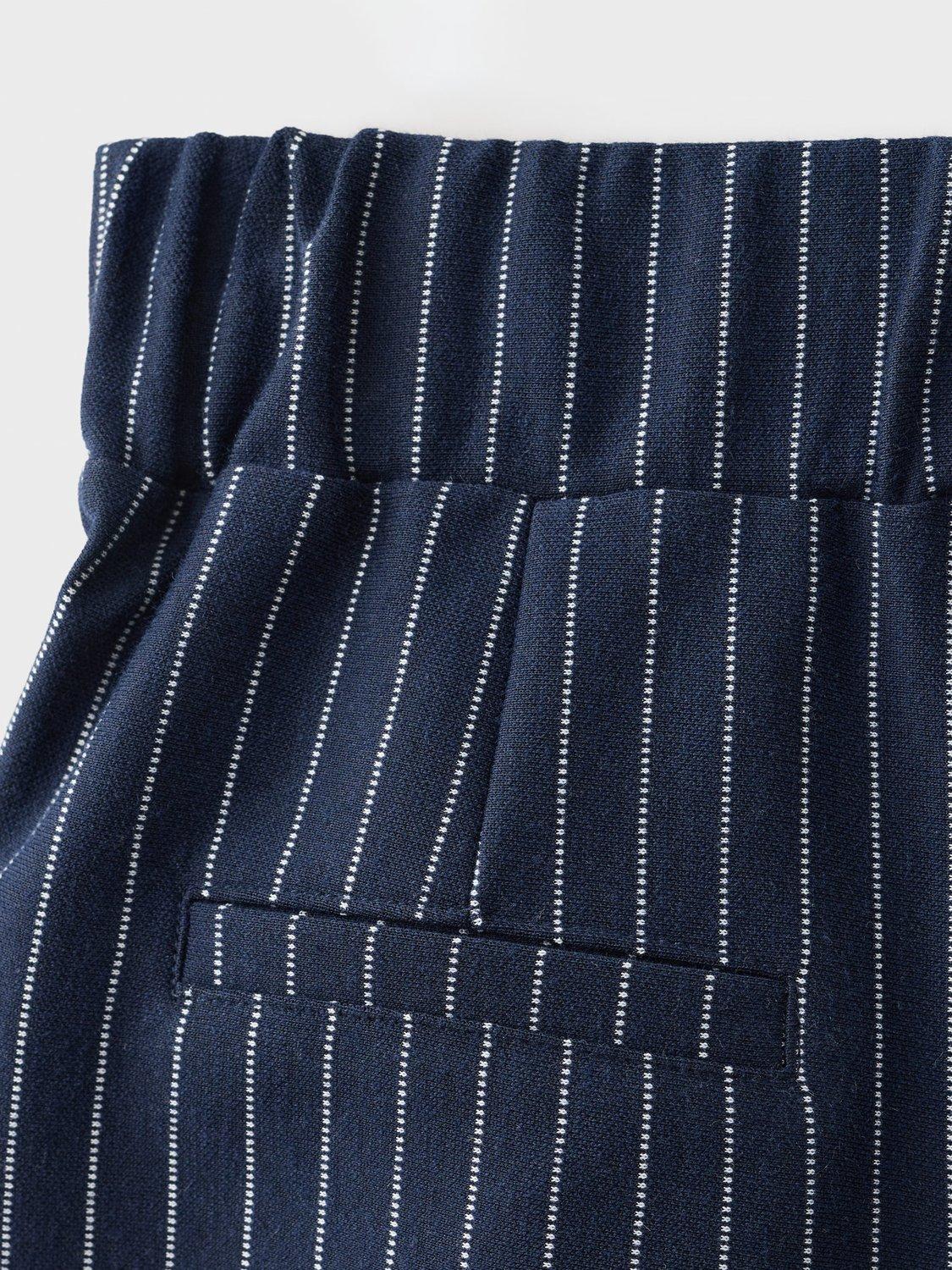 Product image 3 of 4, which shows Mango Kids' Diplom Skort, Navy, 5-6 years