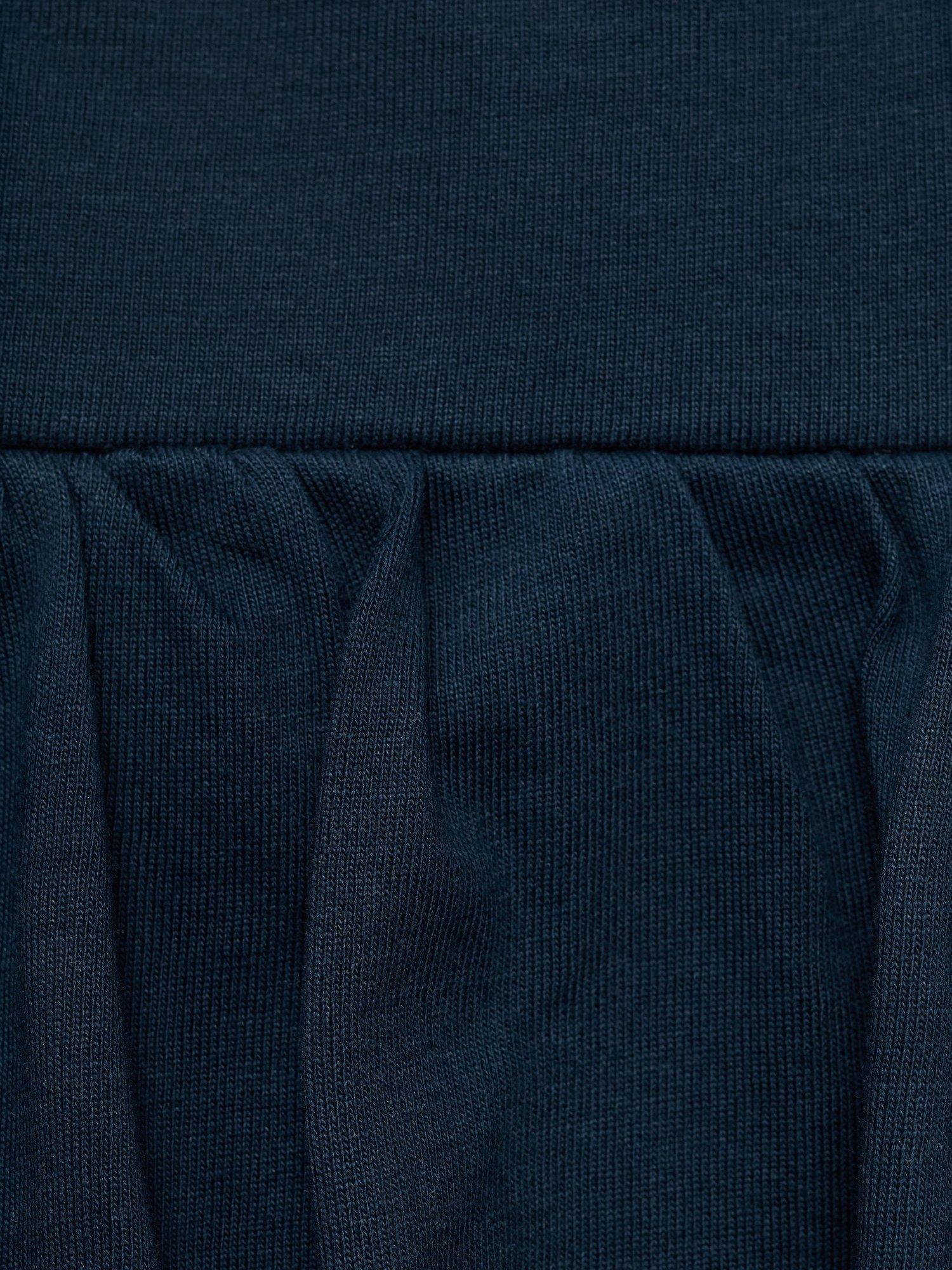 Product image 3 of 4, which shows Mango Kids' Globo Cotton A-Line Skirt, Navy, 9-10 years