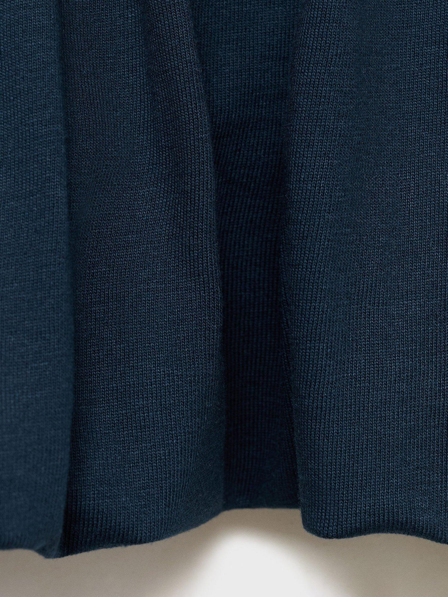 Product image 4 of 4, which shows Mango Kids' Globo Cotton A-Line Skirt, Navy, 9-10 years