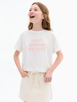 Mango Kids' Dream T-Shirt, Natural White, Natural White