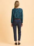 Brakeburn Blake Cropped Chinos, Blue