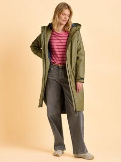 Brakeburn Wynter Longline Raincoat, Green, Green