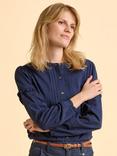 Brakeburn Jenifer Broderie Frill Sleeve Cotton Blend Blouse