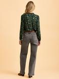 Brakeburn Mylla Animal Print Long Frill Cuff Sleeve Blouse